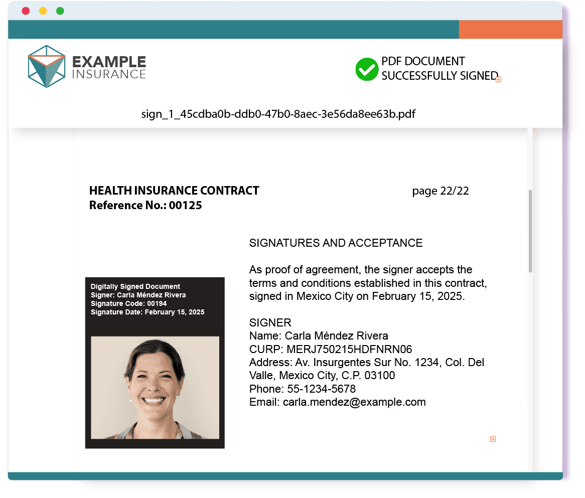 Biometric Video Signature Solution